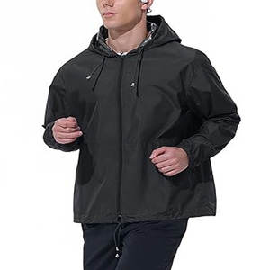 Chaqueta cortavientos de estilo vintage unisex de fábrica al por mayor, ropa de Exterior resistente para hombre con cuello levantado para invierno - Product Image 4