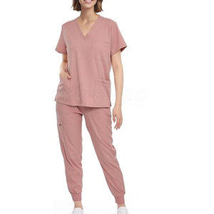 Vêtements de travail médicaux pour femmes de haute qualité, en coton respirant et polyester, ensembles de blouses d'infirmière, ajustement confortable pour une utilisation à l'hôpital - Product Image 5
