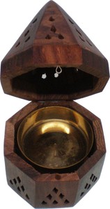 Nouveau modèle 2024, brûleur d'encens en bois d'acacia durable, fait à la main, Bakhoor, usage religieux, diffuseur d'aromathérapie, couleur/taille personnalisée - Product Image 6