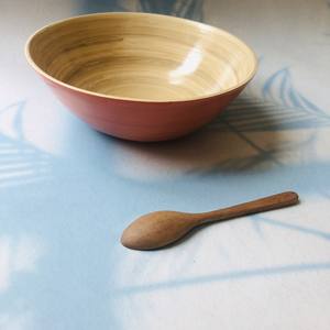 Bol rond en bambou écologique de différentes tailles ensemble de bol bol biodégradable en gros fait à la main du Vietnam - Product Image 2