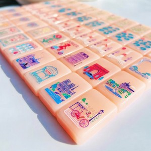 Juego de Mahjong Americano: 160 fichas de Mahjong talladas por Xiwen, un juego de mesa de ocio superventas en el comercio electrónico transfronterizo. - Product Image 3