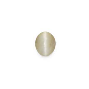 Piedra Preciosa Natural Ojo de Gato de 6.43 Quilates, Corte Cojín, Color Amarillo/Dorado, Pulida y con Corte Ovalado - Product Image 1