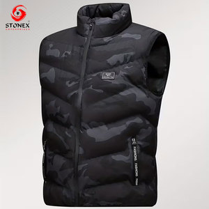 Mens Casual Lightweight Puffer Vest Winter Warm Sleeveless Jacket Windproof Quick Dry Custom Logo Accepted OEM Available - Product Image 1