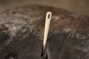 Aiguille à broder en corne de buffle, pointe fine, pour laine et fil, accessoire de couture durable pour le tufting et la couture - Product Image 4