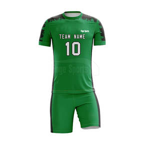 Kit de uniforme de fútbol de 100% poliéster de secado rápido personalizado, conjunto de ropa de fútbol para hombres y mujeres, impresión por sublimación, equipo deportivo personalizado - Product Image 5