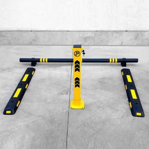 Ensemble de 10 piliers de signalisation routière en caoutchouc de type bouton, 110x14x5 cm - Product Image 5
