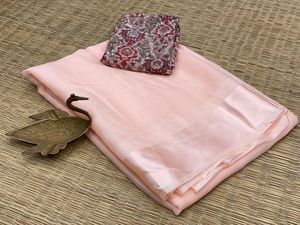 Nuevo 2023 diseñador de ropa de fiesta Sexy calidad superior gasa Sari Blusa con bordado trabajo indio exportador y proveedor - Product Image 2