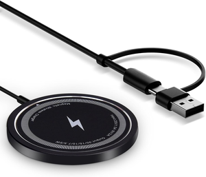 <span class=keywords><strong>2</strong></span>-in-1 Magnetische Draadloze Oplader voor iPhone 16 15 14 13 12 Serie Draadloos Oplaadpad, Mag Oplader - Product Image 1