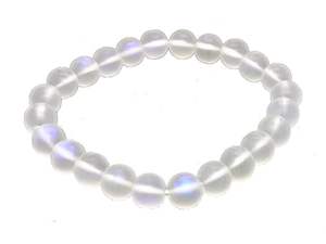 Pulsera de cristal de sirena con cuentas redondas de cuarzo, joyería de moda para hombres y mujeres, estilo Feng Shui, regalo de piedras preciosas energéticas - Product Image 3