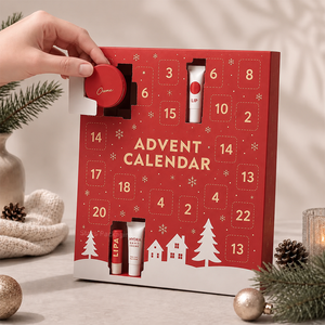 Boîte de calendrier de l'<span class=keywords><strong>avent</strong></span> pour soins de la peau personnalisée, vide, 24 jours, en carton robuste, emballage de Noël avec insert, du fabricant - Product Image 2