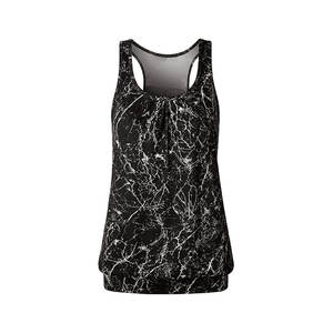 Camiseta sin mangas de malla para yoga deportiva para gimnasio/camisetas sin mangas sublimadas de alta calidad para mujer - Product Image 3