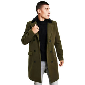 Nouveau manteau en laine épaisse et chaude pour homme, taille plus, en fourrure de mouton, rembourrage en coton, automne-hiver, personnalisable, haute qualité - Product Image 1