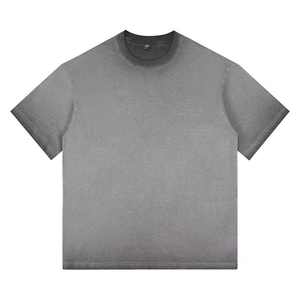 T-shirts en coton délavé à l'acide t-shirts graphiques vierges logo personnalisé poids lourd style vintage t-shirt vintage oversize pour hommes vente en gros - Product Image 1