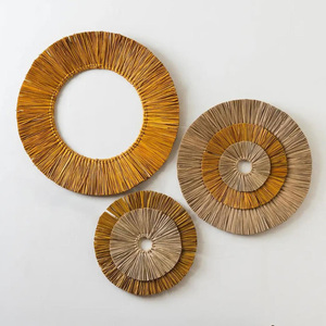 Luxury <b>wall</b> decorations for home hotel resort handcrafted seagrass <b>art</b> sea grass hanging <b>arts</b> - Product Image 3