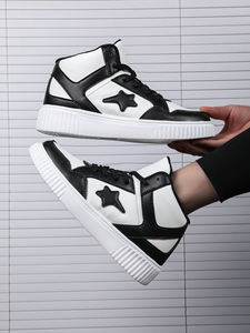 Primavera nero <span class=keywords><strong>scarpe</strong></span> <span class=keywords><strong>da</strong></span> uomo <span class=keywords><strong>da</strong></span> <span class=keywords><strong>Tennis</strong></span> retrò Star Hip Hop <span class=keywords><strong>scarpe</strong></span> <span class=keywords><strong>da</strong></span> Skateboard moda coppia <span class=keywords><strong>scarpe</strong></span> Casual <span class=keywords><strong>da</strong></span> esterno - Product Image 4