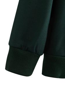 เสื้อฮู้ดเก็บความร้อนของผู้ชายเสื้อมีซิปแบบสวมหัวมีความหนาครึ่งฤดูหนาว - Product Image 5