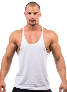 T-shirts de sport personnalisés en gros, logo personnalisé, salle de sport, fitness, entraînement, course à pied, débardeur de musculation pour hommes - Product Image 3