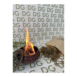 Juniper Fragrance Incense with Very Colorful Ceramic <b>Candle</b> <b>Holders</b> <b>Lanterns</b> Jars (One Size) - Product Image 3