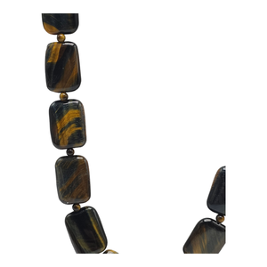 Trendy Best Geometric Agate Resin Beaded Necklace Classic Design Stone Jewelry Unisex Fashion Statement Piece Gifts for Woman - Product Image 5