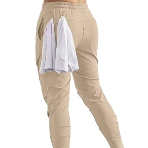 Pantalon de sport taille moyenne pour hommes Logo personnalisé Pantalon de survêtement léger à taille moyenne - Product Image 3