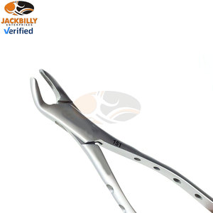 Ensemble de pinces d'extraction dentaire allemandes de qualité supérieure #150 #151 #23 poignée en or hôpital manuel certifié CE en acier inoxydable de haute qualité - Product Image 6
