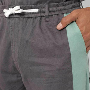 Juego de chándal cortavientos deportivo para hombre de la mejor calidad 100% algodón OEM patrón sólido personalizado - Product Image 3