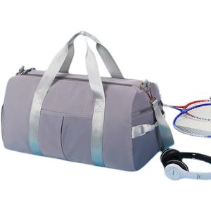 Bolsa de viaje impermeable portátil con logotipo personalizado al por mayor bolsa de lona plegable para fitness bolso de deporte al aire libre de fin de semana - Product Image 2