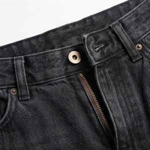 Pantalones Vaqueros de Mezclilla para Mujer, Corte Regular, Cómodos, Transpirables, Color Personalizado, Estilo Casual, Desgastados, Premium - Product Image 4