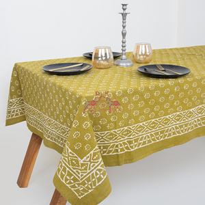 Nappe élégante en coton imprimé floral Dabu, lavable, pour la décoration de la maison, très vendue - Product Image 6