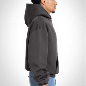 เสื้อฮู้ดดี้ผู้ชายไซส์ใหญ่ ปี 2026 แบบสวมหัว ผลิตตามสั่ง (OEM) ผ้าถักลายพิเศษ สีสันหลากหลาย ผ้าฟลีซ ใส่ได้ในฤดูใบไม้ผลิ มีกระเป๋า แห้งเร็ว ระบายอากาศได้ดี - Product Image 4