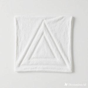 Manta de lana suave de lujo Acogedor Triángulo blanco Diseño en relieve Diseño Tamaño Queen - Product Image 3