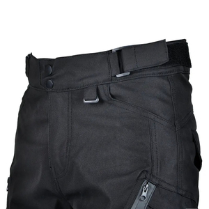 Black Motorcycle Cargo Pants Riding Jeans Tactical Work Trousers with Knee <b>Protectors</b> for Daily Use - Product Image 5