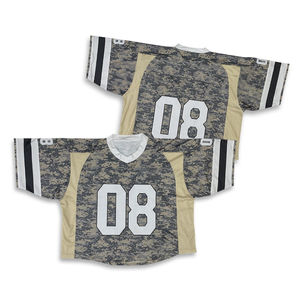 Vente en Gros Nouveau OEM Personnalisé Haute Qualité Surdimensionné Unisexe Conception Personnalisée Respirant Court Recadrée Couleurs Solides Football Américain - Product Image 1