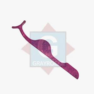 Venta al por mayor aplicador de pestañas herramientas de aplicación de pestañas curvas con pinzas de logotipo personalizado para extensión de pestañas de racimo Diy - Product Image 3