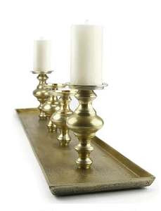 Tall Aluminum Votive <b>Holder</b> Golden Eco-Friendly Home Wedding Tabletop Decoration <b>Glass</b> <b>Cylinder</b> Customizable - Product Image 5