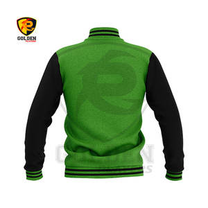 Meilleure qualité personnalisé adulte jeunesse Baseball Letterman veste respirant polaire Varsity veste col montant Appliques hiver - Product Image 3