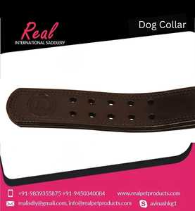 ชุดปลอกคอและสายจูงสุนัขหนังหรูหราพรีเมี่ยมลายสัตว์เป็นมิตรต่อสิ่งแวดล้อมปลอดภัยทุกฤดูกาล - Product Image 5