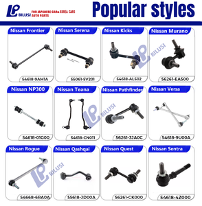 Bilusi 54618-1MA0B, Barra Estabilizadora Trasera para Sistema de Suspensión de Automóvil, Conector de Extremo para Infiniti Q50L QX50 Nissan V37, TIIDA - Product Image 3