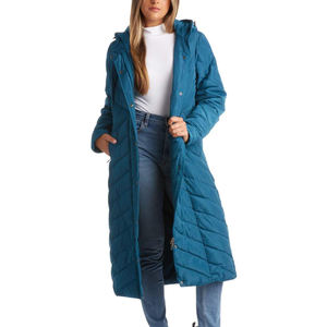 Meilleures ventes Veste bouffante en tricot de coupe régulière pour femmes à manches longues Vêtements d'extérieur d'hiver imperméables et respirants - Product Image 1