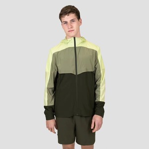 Chaqueta cortavientos con capucha para hombre, ligera y personalizada, lona amarilla, secado rápido y protección solar para uso en invierno al aire libre - Product Image 1