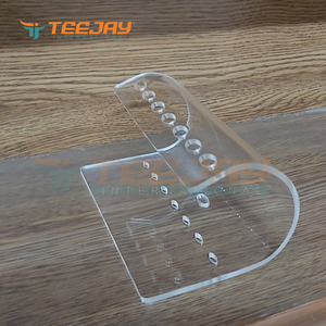 TEEJAY Soporte de Acrílico Transparente para Pinzas de Cejas y Pestañas, Organizador Decorativo de 7 Ranuras para Mostrador - Product Image 3