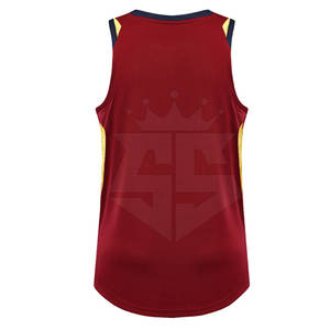 Vêtements de sport Maillot de basket-ball Fabricant d'usine Maillot de basket-ball personnalisé Maillot de basket-ball de couleur unie - Product Image 2