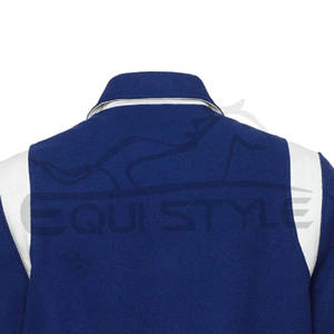 Chaqueta de béisbol personalizada para hombre, estilo universitario, de alta calidad, transpirable, con cuello abotonado, lona, dos bolsillos frontales para exteriores informales - Product Image 6