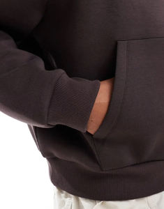 Sweats à capuche vierges surdimensionnés en coton lourd 430 GSM de haute qualité-Sweat à capuche unisexe grande taille avec logo personnalisé pour hommes - Product Image 4