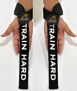 Correas de elevación de algodón grueso de alta resistencia con impresión de gel de silicona Agarre y soporte adicionales duraderos de por vida - Product Image 6