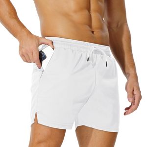 Shorts de sport décontractés pour hommes Séchage rapide Workout Athletic Running Breath Eco-Friendly Knitted Solid Knee-Length Pockets - Product Image 3