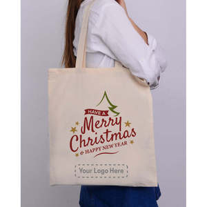 Bolsa de Regalo Navideña con Diseño de Feliz Navidad y Feliz Año Nuevo - Product Image 4