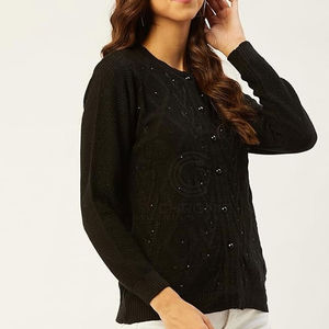 Suéter de Primera Calidad para Mujer, Otoño Invierno, Tejido Holgado, Nuevo Color, Diferentes Suéteres para Mujer, Suéteres para Mujer al por Mayor - Product Image 4