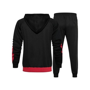 Ensembles de survêtement pour hommes, sweat à capuche et pantalon pour femmes, couleur unie, pull à capuche + pantalon, ensembles de vêtements de sport décontractés pour hommes - Product Image 2