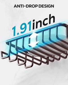 Jabonera de Acero Inoxidable SUBHAN INTERNATIONAL SI-SC-2, Estructura Resistente, Durabilidad Prolongada, Ahorro de Espacio, Accesorio de Baño - Product Image 5